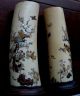 2 Sehr Alte Bein - Vasen - Intarsien - Signiert - SammlerstÜck - über 100 Jahre - Selten Beinarbeiten Bild 2