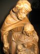 Antike Holzgeschnitzte Madonna; Josef Mit Kind Geschätzt Auf Um 1900 Größe 26cm Holzarbeiten Bild 6
