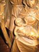 Antike Holzgeschnitzte Madonna; Josef Mit Kind Geschätzt Auf Um 1900 Größe 26cm Holzarbeiten Bild 7