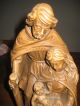 Antike Holzgeschnitzte Madonna; Josef Mit Kind Geschätzt Auf Um 1900 Größe 26cm Holzarbeiten Bild 8