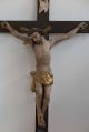 Antikes Holzkreuz/kruzifix,  Maria Und Jesus Am Kreuz,  Handgeschnitzt Skulpturen & Kruzifixe Bild 1