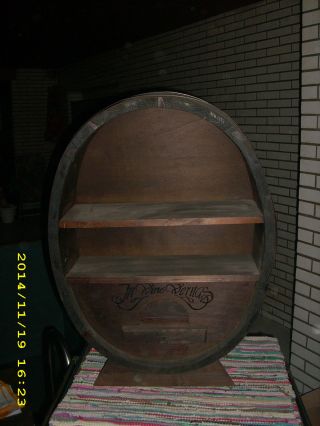 Weinständer Aus Weinfass Ca 83 Cm Hoch60 Breit,  20 Tief Aufhängen/aufstellen Bild