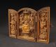 Schöne Buddha Skulpturen Box,  Buchsbaum Box Wood,  China Selten Asiatika: China Bild 4