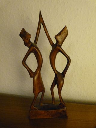 Holzfigur,  Geschnitzt,  Tänzer Bild