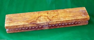 Seltene Zigarrenpresse Holz 2 - Teilig Reckfeld / Hanau 1930 Adelsnachlaß Vintage Bild