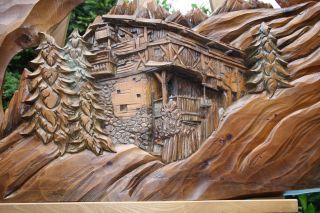 Holz Relief Von Albert Comploj Bild