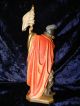 Heiliger Florian Hl.  38cm Ploner Frieda Südtirol? Heiligenfigur Holz Geschnitzt Skulpturen & Kruzifixe Bild 1