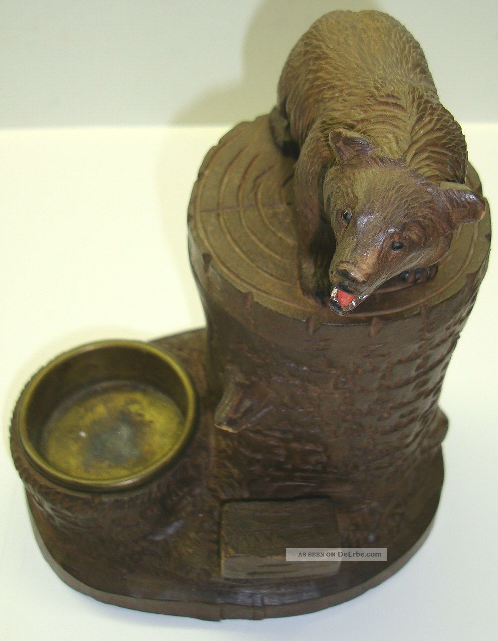 Brienzerbär - Black Forest - Bär - Aschenbecher - Dose - Streichholzhalter Holzarbeiten Bild