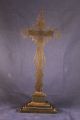 Holzkreuz Mit Beinarbeit Jesus,  Totenkopf,  Knochen Und Irni 18 - 19 Jhd. Skulpturen & Kruzifixe Bild 7