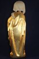 Holz Geschnitzte Heiligenfigur Mit Bettler Gold Und Bunt Gefasst L Skulpturen & Kruzifixe Bild 4