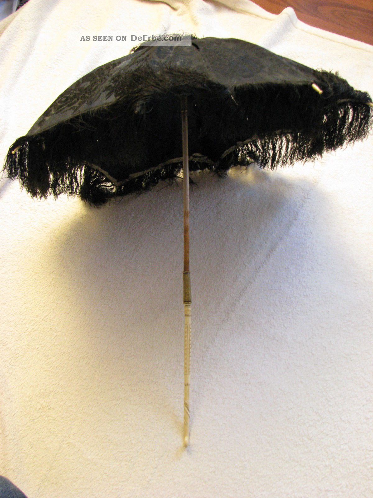 Biedermeier Kinder - Flanier Klapp Schirm Mit Bespannung,  Griff Wohl Bein Accessoires Bild