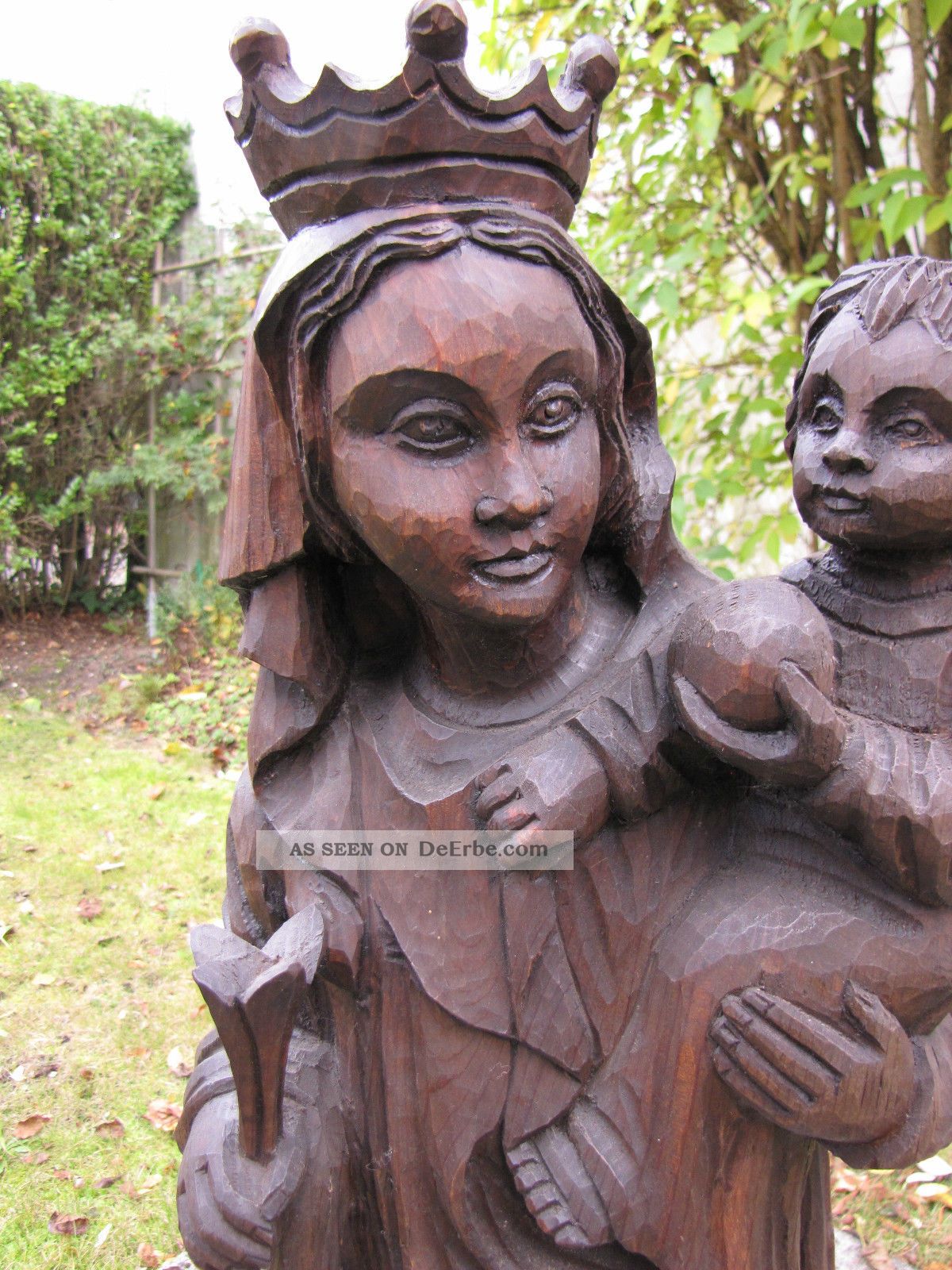 madonna mit kind holz geschnitzt