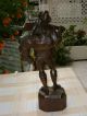 Holzfigur - Jäger Mit Gamsbock - Förster - Waidmann - Deko - Geschnitzt - Holzarbeiten Bild 1