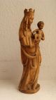 Hand Geschnitzte Madonna Holzarbeiten Bild 1