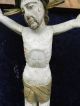 Top Uraltes Kruzifix 17.  Jh.  Kirche Jesus Christus 123cm Antik Gotisch Holz Kreuz Skulpturen & Kruzifixe Bild 4