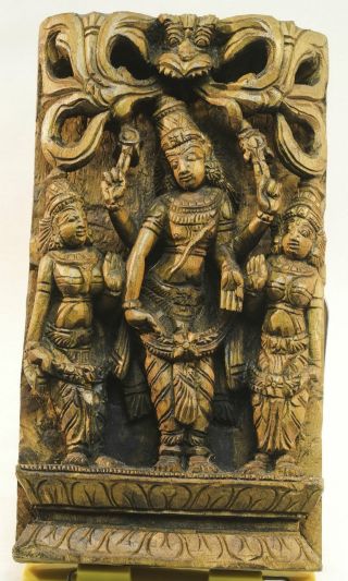 Indische Schnitzerei 03 Altes Bild