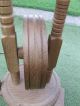 Deko Spinnrad Eiche Handarbeit Holzarbeiten Bild 6