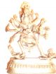 Buddha Bronze Yab Yum Ca 25cm Ca 2kg 8armige Gottheit Von Sammler Selten Entstehungszeit nach 1945 Bild 5