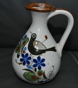 Azteca Mexico Vogel Handarbeit Keramik Vase Kanne Volkskunst Bild