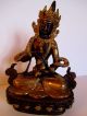 Buddha Ganesha Vajrasattva Glocke Yoga Mantra Figur Statue Bronze Gold Nepal Entstehungszeit nach 1945 Bild 2