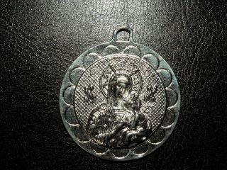 Schutzamulett Amulett Silber Anhänger Maria Mutter Gottes Sohn Kwan Yin Jesus Bild