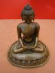 Anmutiger Amitayus - Sitzender Bronze Buddha Entstehungszeit nach 1945 Bild 1