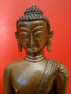 Anmutiger Amitayus - Sitzender Bronze Buddha Entstehungszeit nach 1945 Bild 5
