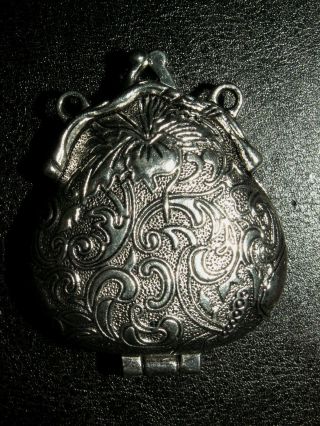 Aus Sammlung: Annhänger China Tibetsilber Amulett Lotus Pillendose Glücksbringer Bild