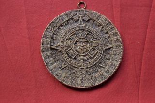 Maya / Azteken Kalender Südamerika Mexiko 12,  5cm 110 Gramm Wandaufhängung Bild