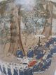 Vase Japan Gemarkt Asiatika Höhe Ca 18 Bildervase Prozession Entstehungszeit nach 1945 Bild 3