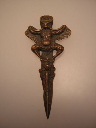 Phurba Aus Tibet (metal Ritual Objekt) Bild