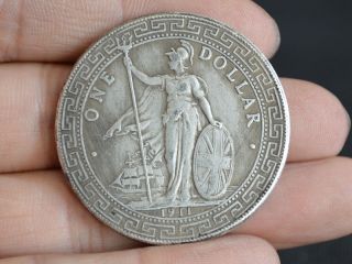 Vintage Handarbeit Sammlung Alten Tibet Silber One Us Dollar Gedenkmünzen Bild