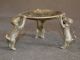 Chinesische Antiquitäten Weinlese Großartige Bronze 3 Hund - Kerzenhalter - Statue Künstlerbedarf Bild 1
