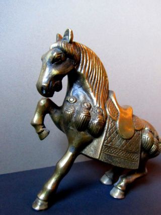 Buddha Ganesha Tang Pferd Tangpferd China Messing Bronze Skulptur Figur Reichtum Bild