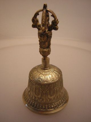 Tempel Glocke Aus Tibet - Nepal (metal Bell) Bild