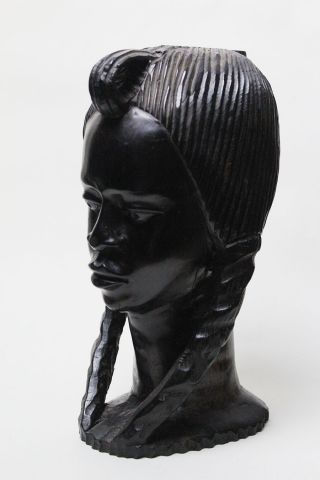 Antike Alte Afrika Büste Frau - Tropen Edel Teak Holz 3000 G | Nordantike Bild