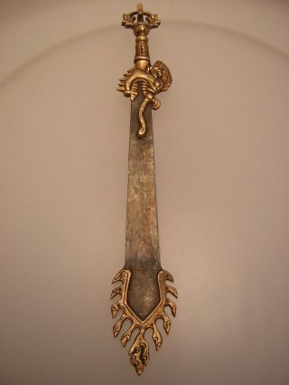 Khadga Aus Nepal (manjushree Sword) Kh6 Bild