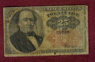 Nordamerika,  Usa,  Us 25 Cent Geldschein Von 1874 (9 X 5,  4 Cm) Bild