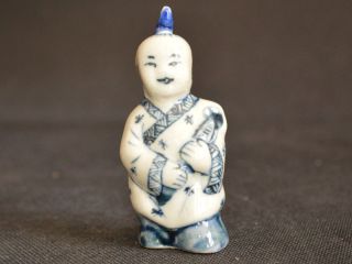 Sammeln Altes Chinesische Blau - Weiß - Porzellan,  Handbemalt Kloster Snuff Bottle Bild