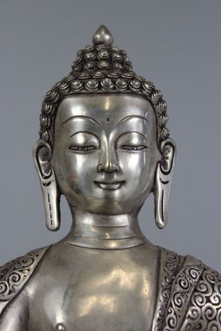 Amitabha Buddha Statue Bronze Skulptur Tibet Asiatika Asien Figur China Bild