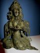 Buddha Ganesha Schlangengöttin Naga Nag Kanya Figur Statue Bronze Nepal Indien Entstehungszeit nach 1945 Bild 1