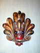 Indische Maske Mit 10 Kobras Aus Holz - Sehr Edel Antik Asiatika: Indien & Himalaya Bild 1