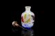 Antike Snuff Bottle Aus Glas Schnupftabakfläschchen Mit Schmetterlingen Farbig Entstehungszeit nach 1945 Bild 1