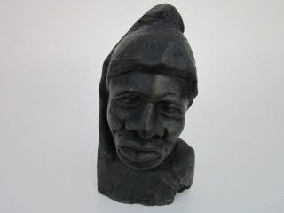 Skulptur,  Büste Aus Hartem,  Schweren Stein,  Shona,  Handarbeit,  Simbabwe,  Afrika Bild