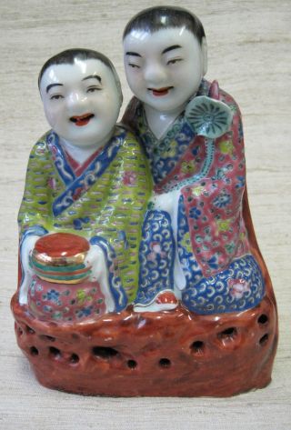 Antike Asiatische Porzellanfigur - Japan Oder China - Um 1900 - Meijiperiode Bild