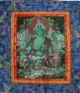 Wandbehang Im Thangka Style Grüne Tara Gewebt Tibet Indien Nepal Buddha Asien Entstehungszeit nach 1945 Bild 2