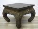 Opiumtisch Beistelltisch Couchtisch 50 X 50cm Thailand Tisch Holz Dunkel Antik Entstehungszeit nach 1945 Bild 1
