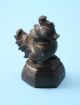 Außergewöhnlich Schönes Bronze Gewicht Plastisch Hervorragend Gearbeiteter Vogel Asiatika: Südostasien Bild 1