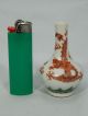 Miniaturvase Aus Porzellan Vase Langhalsvase Drache Höhe 7,  8 Cm China Um 1920 Nach Marke & Herkunft Bild 4