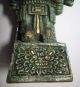 Mexiko Maya Ton Figur Auf Sockel Statue 16cm Mexico Südamerika Internationale Antiq. & Kunst Bild 3
